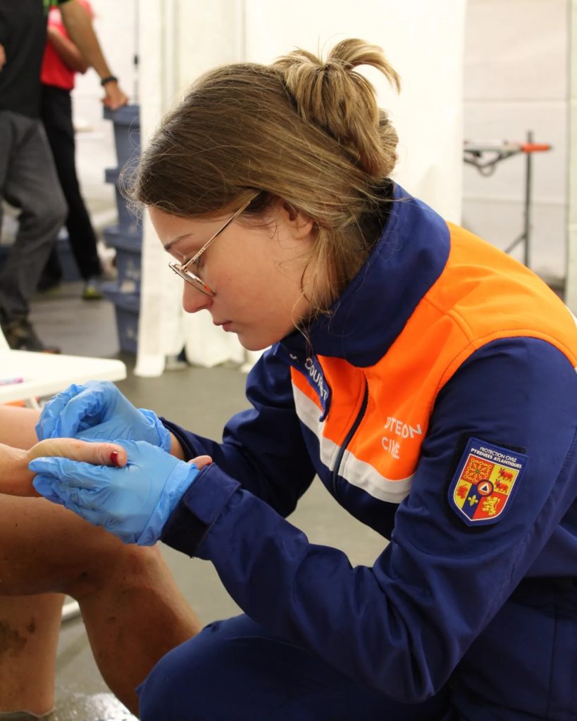 alt = la protection civile mobilisée pour la Course des Crêtes 2024